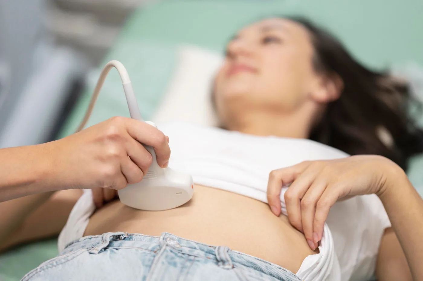 Échographie pelvienne réalisée en cabinet de radiologie